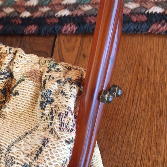 Vintage floral embroidered bag - Picture 3 of 5